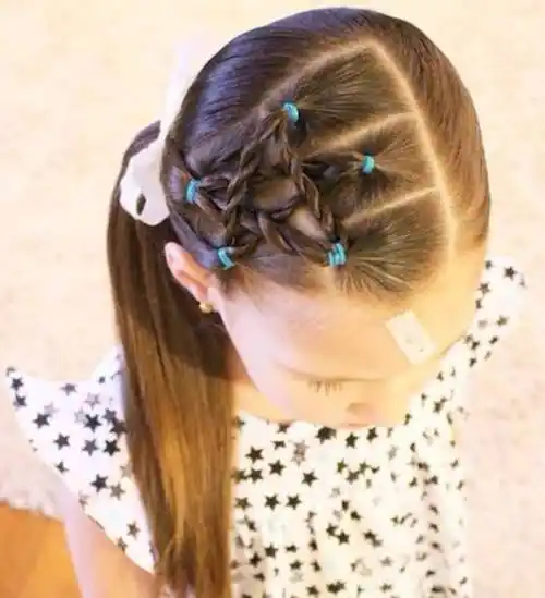 小朋友头发怎么扎好看又简单