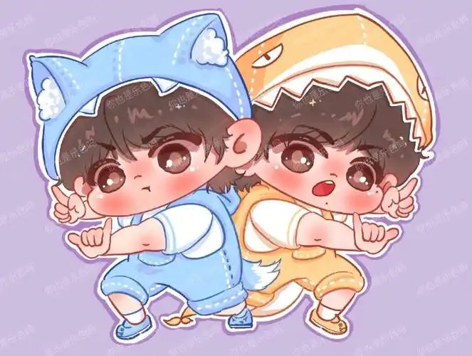 天天都超级开心图片重新改了下就重发啦#文轩  #文轩cp  #procreate