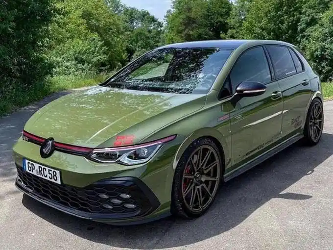 今晚国内开启预售大众全新高尔夫gti实车街拍外观更运动