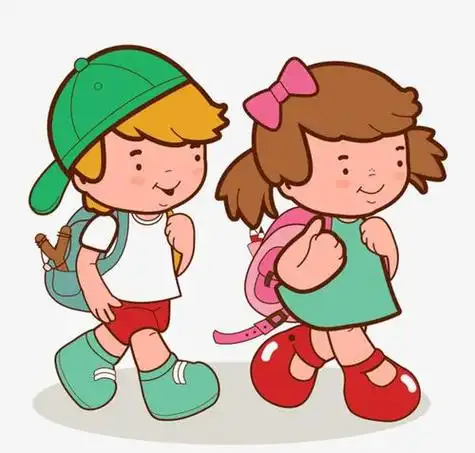 背书包上学卡通简笔画怎么画上学的学生简笔画画法步骤教程 小男孩简