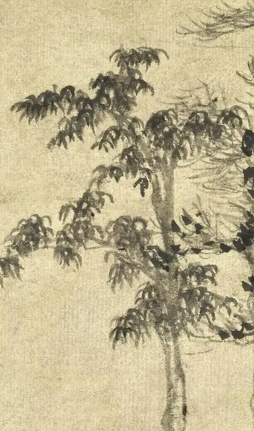 元倪瓒六君子图上海博物馆藏