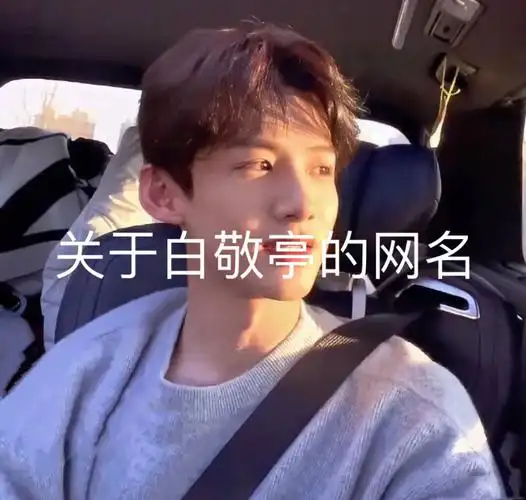 关于白敬亭的网名