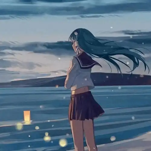 神仙治愈系动漫头像带着光的头像