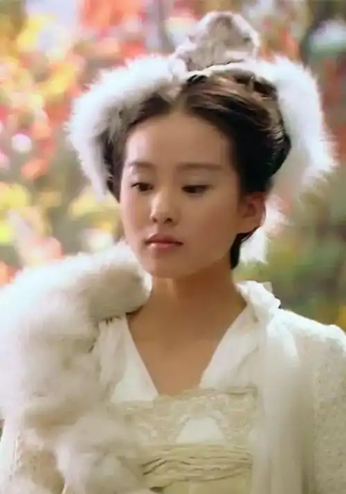 刘诗诗白衣古装秀穆念慈像西域美人尹双双高雅脱俗