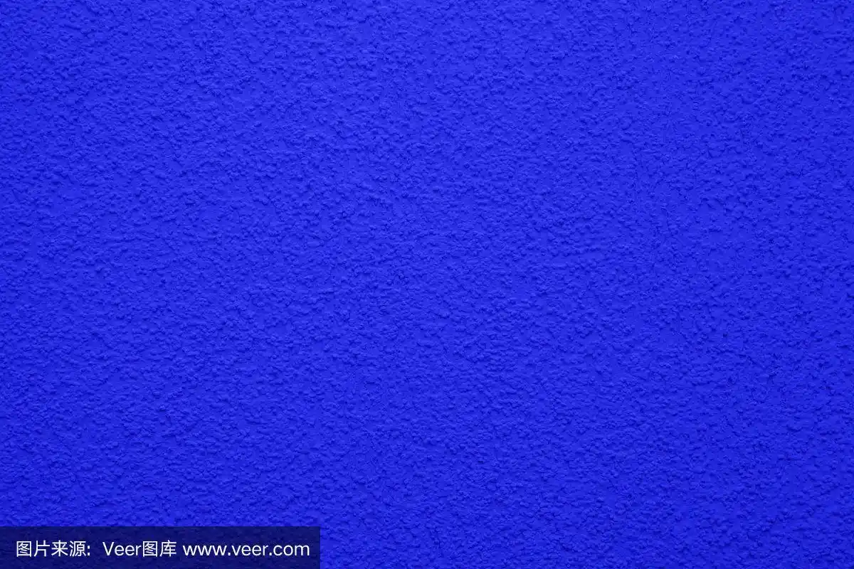 明亮,色彩丰富的混凝土墙面纹理,漆成蓝色底色.壁纸石膏.
