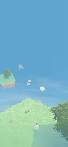 色调清新自然的竖屏手机壁纸