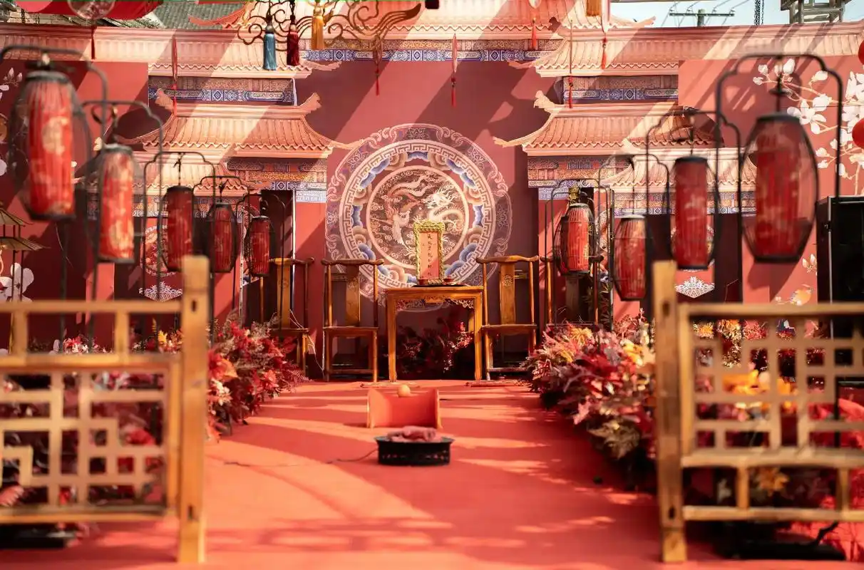 户外中式婚礼场景分享