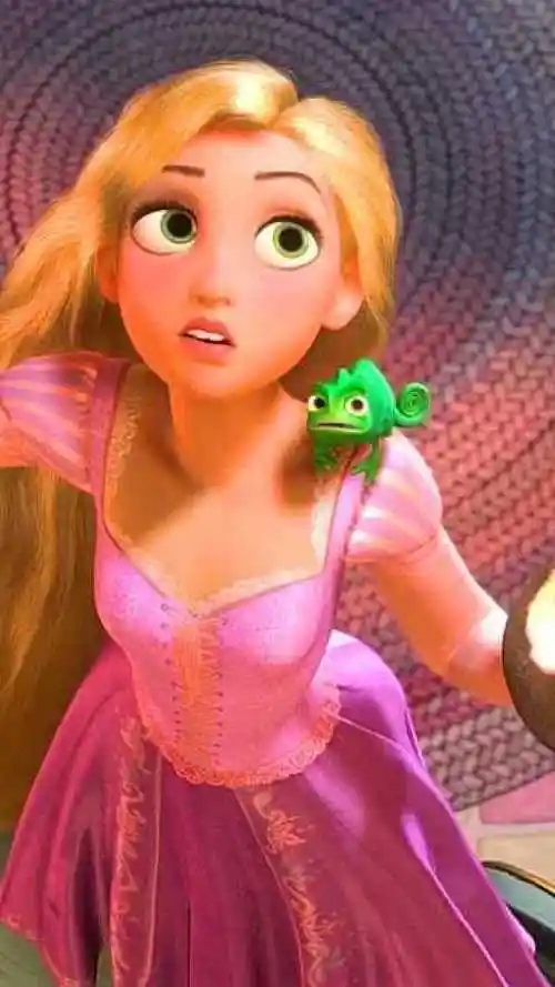 可爱的变色龙来啦!它陪伴了长发公主整个童年_腾讯视频