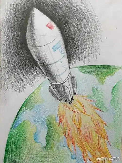 趣味创意素描作品