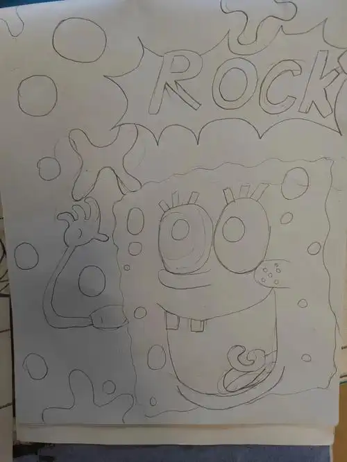 周末复习空闲时间绘画作品