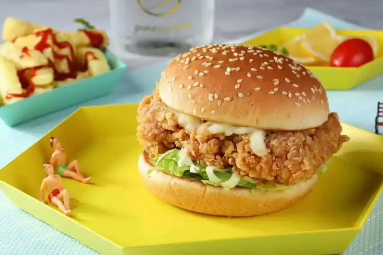 香脆鸡腿汉堡买2送1