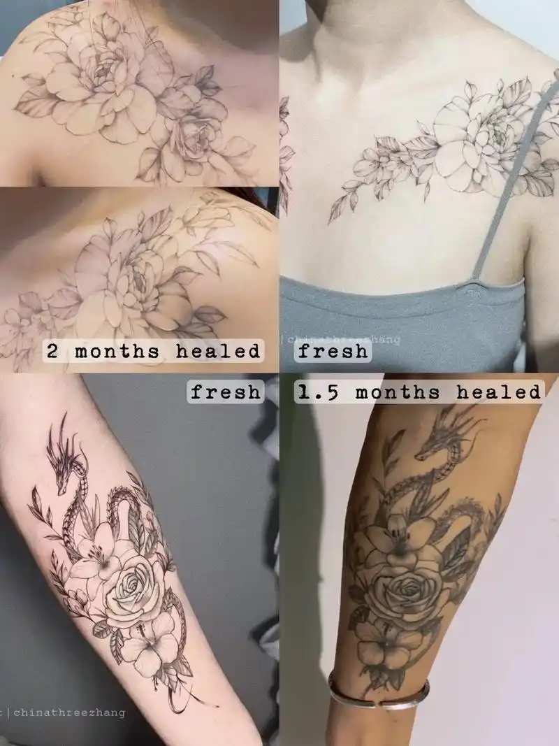 买家秀纹身恢复过程