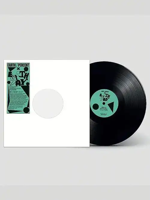 可持续设计生物塑料制成的黑胶唱片