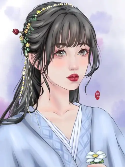 小兰花虞书欣附线稿