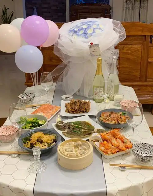 在家过生日的仪式感