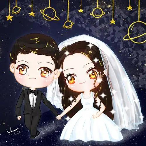 你是我的荣耀 q版 婚礼 于途 乔晶晶 杨洋 迪丽热巴