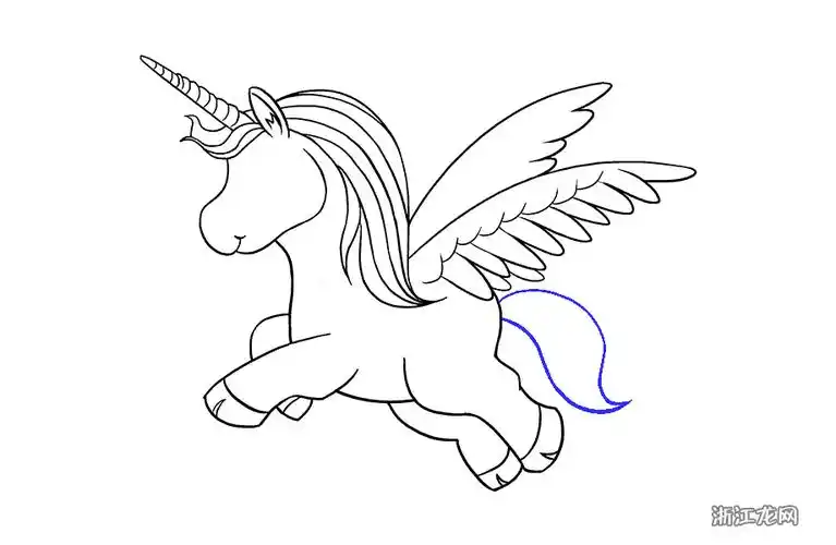 如何画独角兽