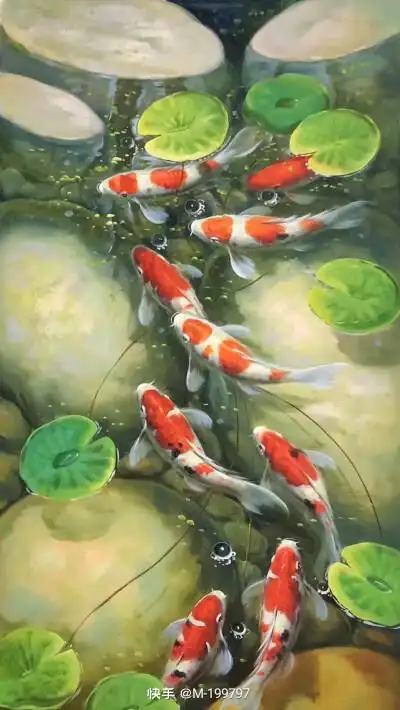 富贵有余九鱼 - 堆糖,美图壁纸兴趣社区