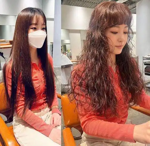 2024细软头发别再留直发,最好试试全头烫小碎卷,蓬松时尚显发量|发型