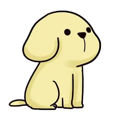 最简单狗的简笔画