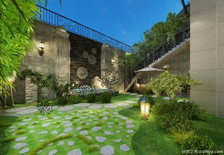 国宝花园·法郡港式风格500平别墅装修