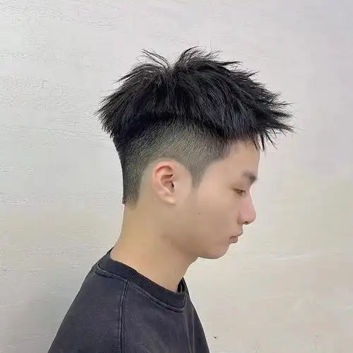 男生5616厘米短发推荐烟花摩根烫#男士发型参考适合脸型圆脸方脸