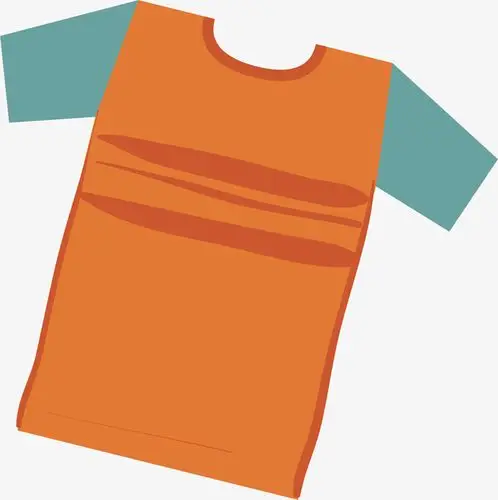 矢量图短袖卡通手绘