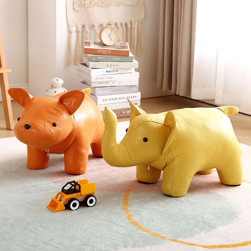 小凳子家用矮凳客厅沙发换鞋凳动物凳创意可爱儿童凳子卡通小板凳