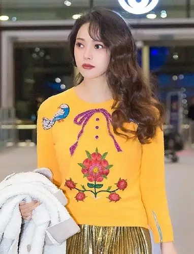 伊能静机场优雅气质写真图片