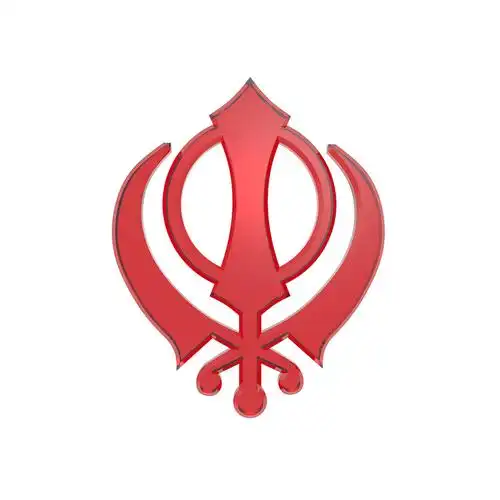 红色的锡克教的象征