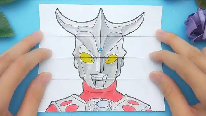 雷欧奥特曼简笔画帅气,初代奥特曼帅气画_大山谷图库