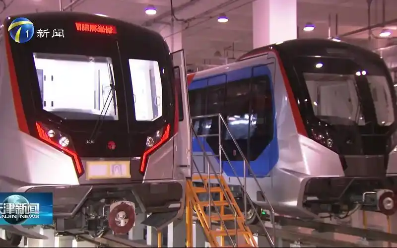 【天津地铁】津静市域(郊)铁路首开段列车开始调试(进驻梨园头车辆段)