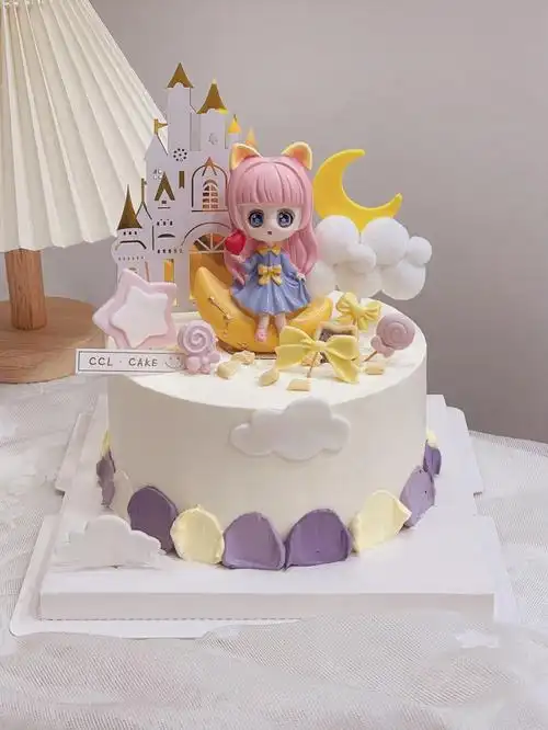 星河少女女孩蛋糕