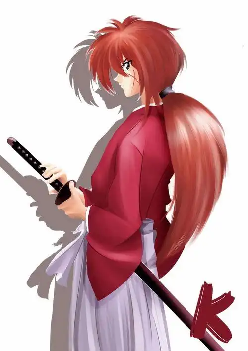 绯村剑心-kιng_绯村剑心,剑心,动漫_涂鸦王国插画