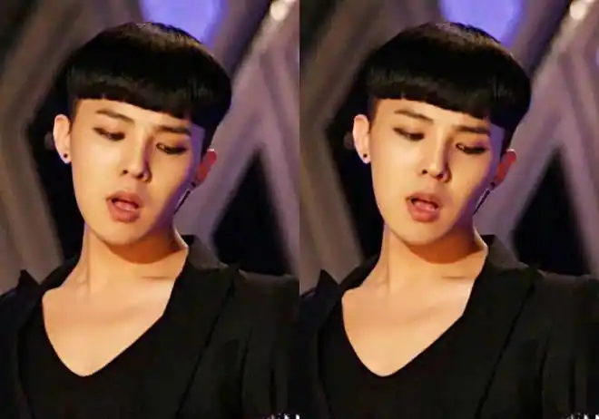 锅盖头的权志龙太奶萌了吧网友难道是十八岁的gd吗