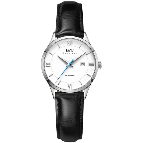 i&w简约休闲机械表510(皮带)