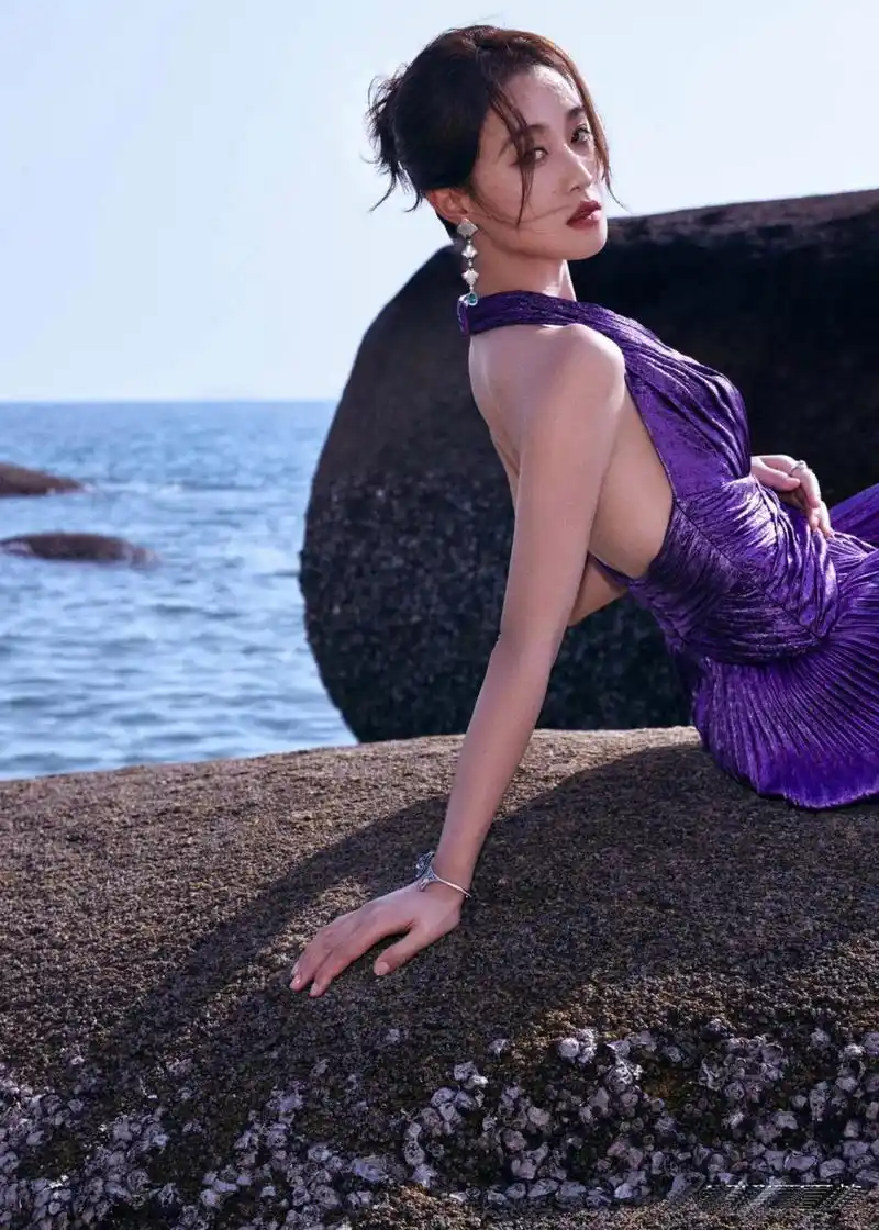 蓝盈莹 海滩大片