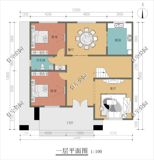 两侧有邻居不能开窗,房屋应该怎么设计?这3套图纸来教你