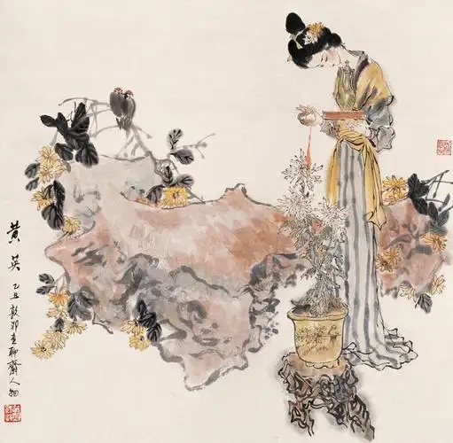 戴敦邦绘画作品专辑之《中国风情人物画》 - 艺渊阁 - 艺渊阁的博客