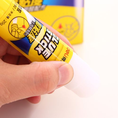 得力7092强力固体20g白色办公粘胶学生手工课胶棒