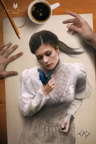 裸眼3d绘画你喜欢吗?巴西的hidreley画美女呼之欲出,厉害!