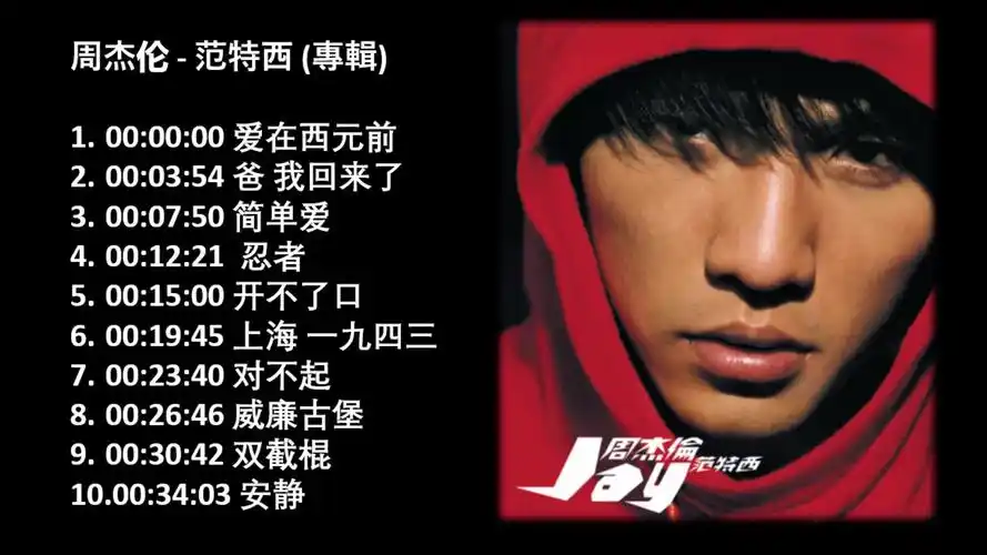 noad周杰伦范特西2001专辑jaychoufantexifantasyfullalbum周杰伦精选