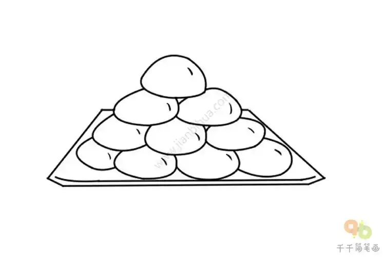 小馒头简笔画