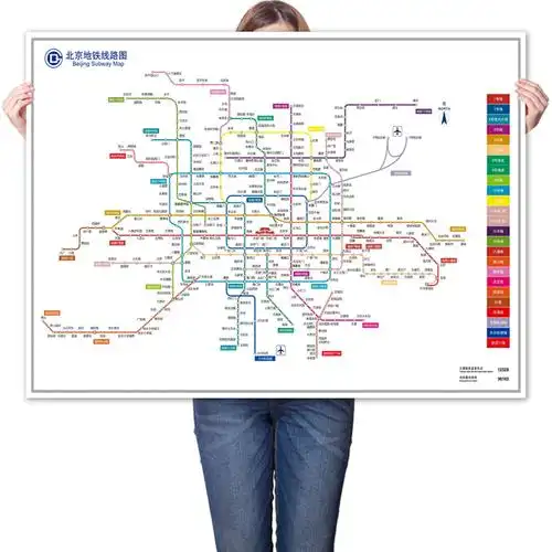 新版北京上海广州深圳地铁换乘线路轨道交通写真