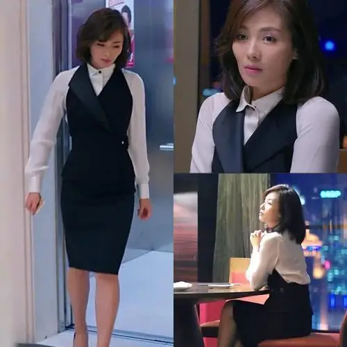 安迪同款衣服欢乐颂2刘涛气质职业装女装套装西装马甲西服工作服