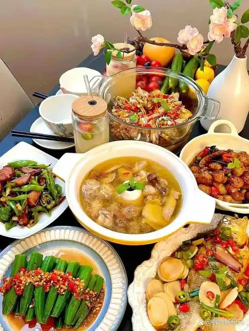 家里有矿,广东90后女子晒精致晚餐走红,网友:还是广东人会吃