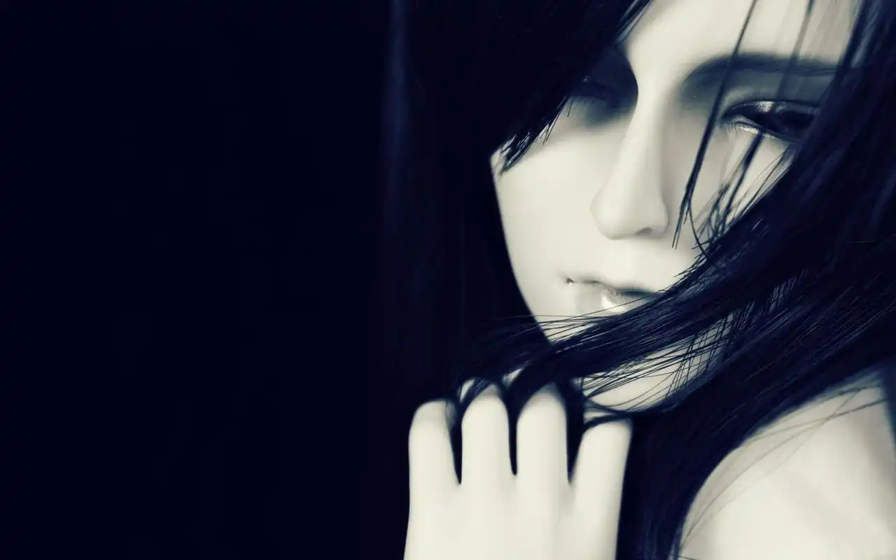 创意设计虚拟世界3d立体性感美女桌面壁纸高清大图预览1920x1200_设计