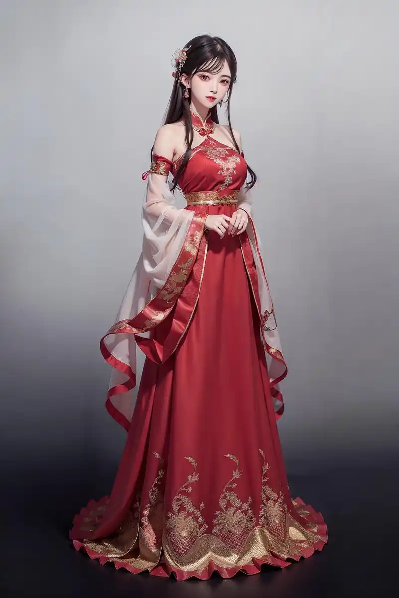 庄重典雅的中式婚礼服