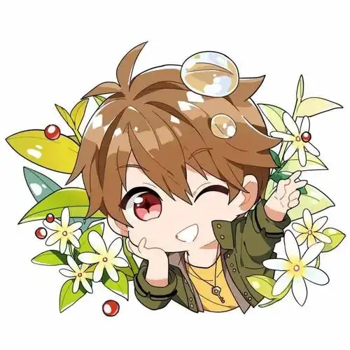 q版动漫可爱小男生哟