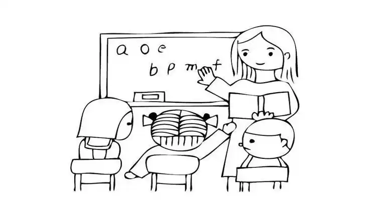 小学英语老师才艺表演 strong>简笔画 /strong>